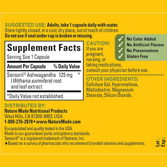 Nature Made Ashwagandha