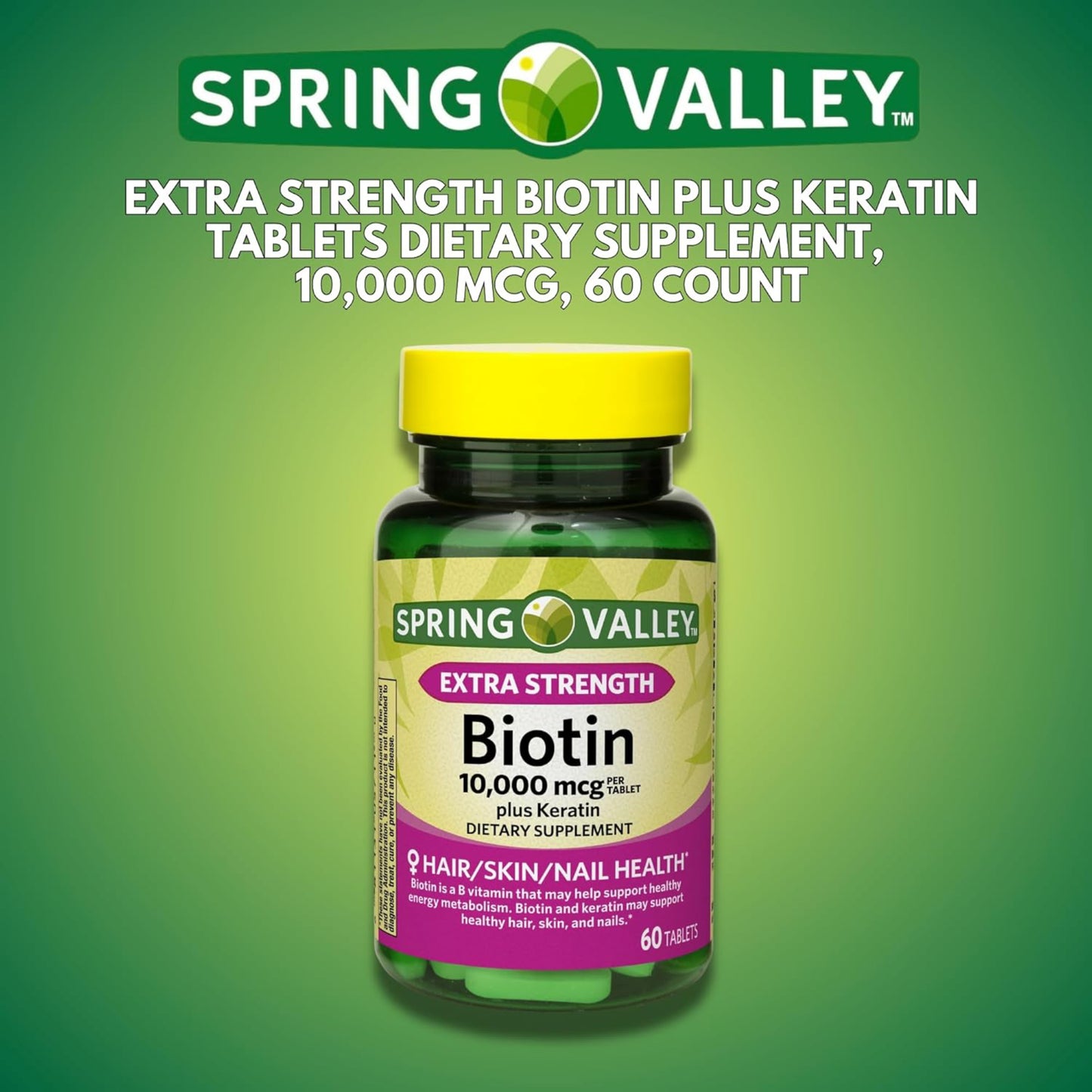 Biotin - Hair, Skin & Nail health