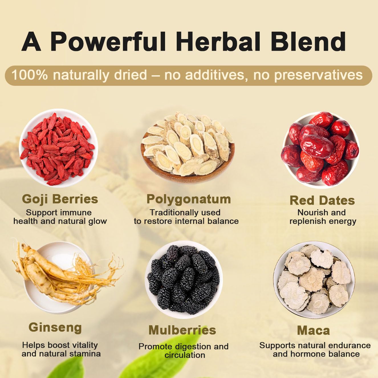 Ginseng Five Treasure Tea - Kidney Support Formula