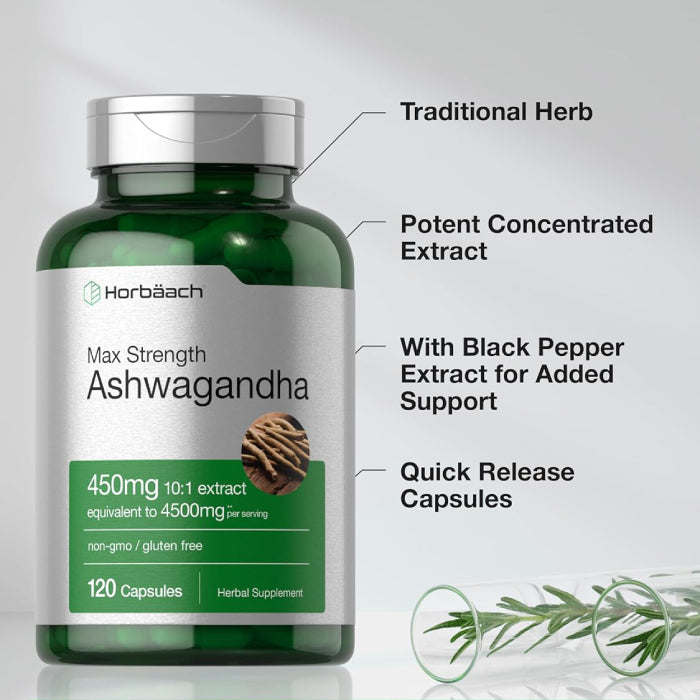 Ashwagandha Capsules | Max Strength
