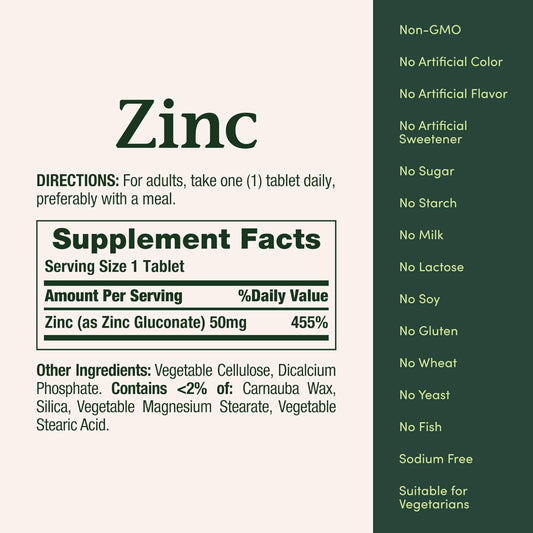 Nature’s Bounty Zinc