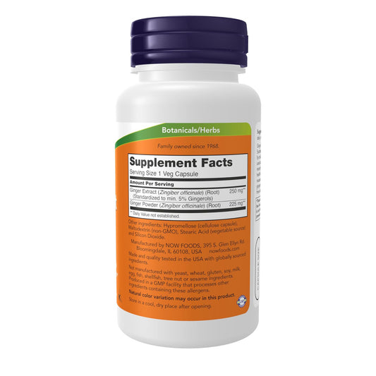 Ginger Root Extract - 120 Capsules