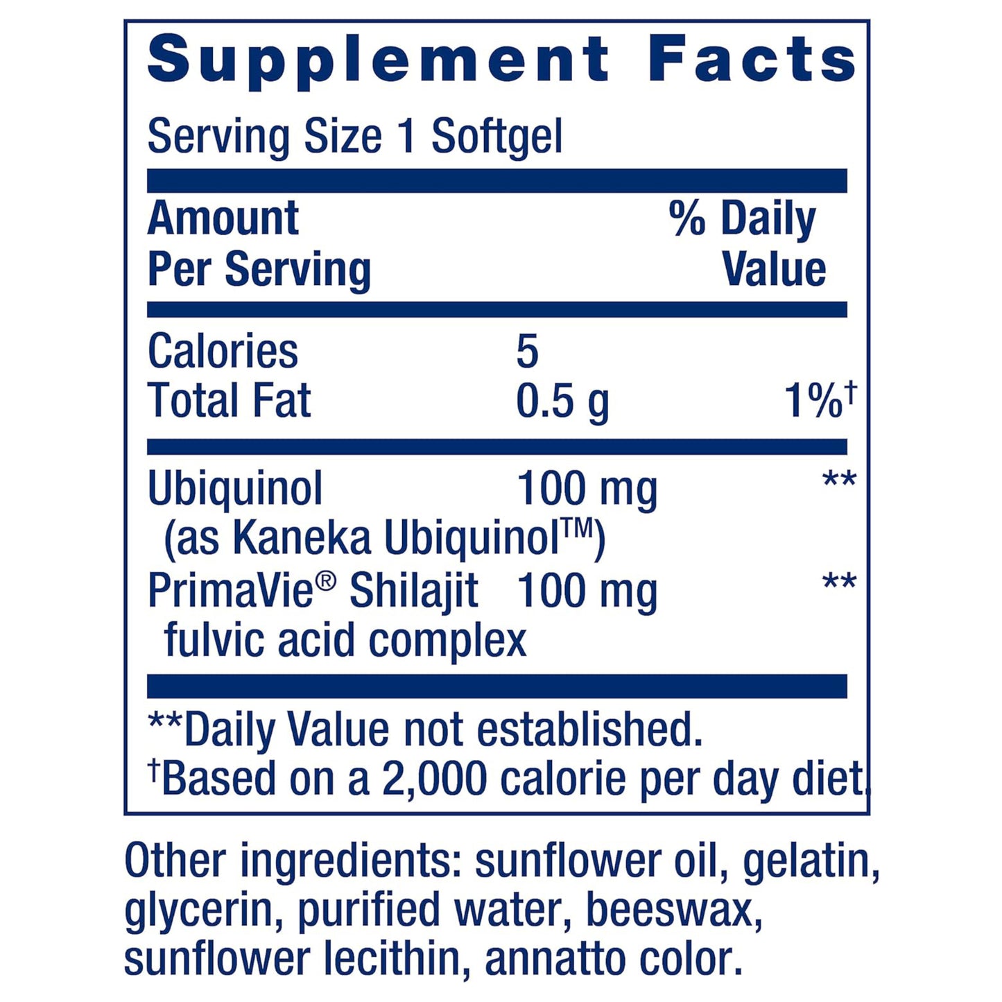 Super Ubiquinol CoQ10 (with Shilajit)