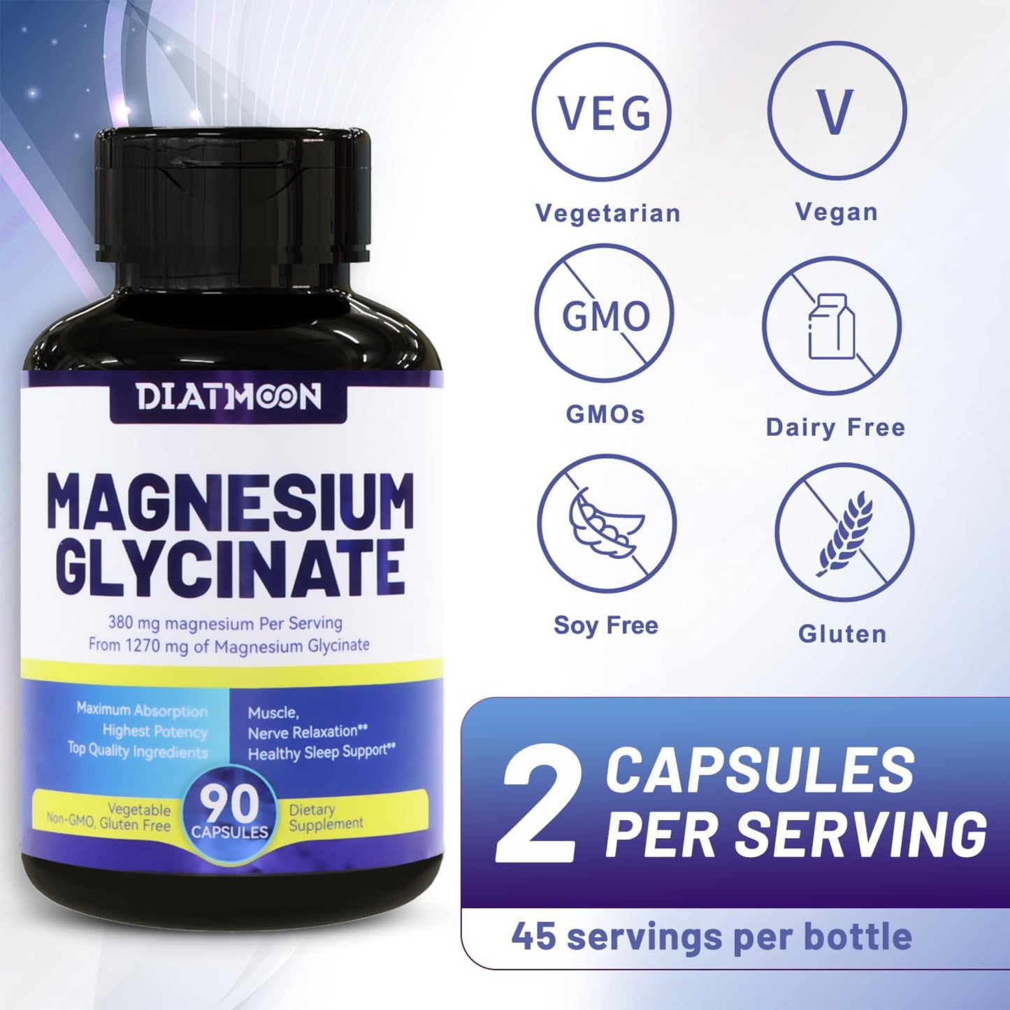 Magnesium Glycinate - 380mg