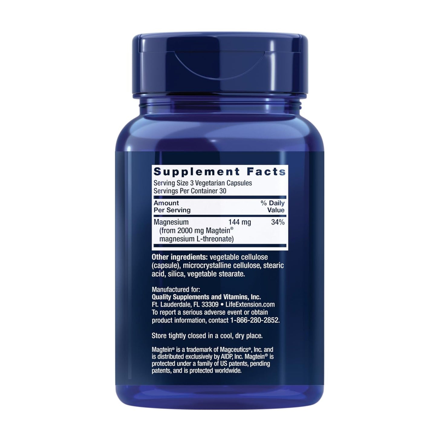Life Extension: Neuro-Mag Magnesium L-Threonate
