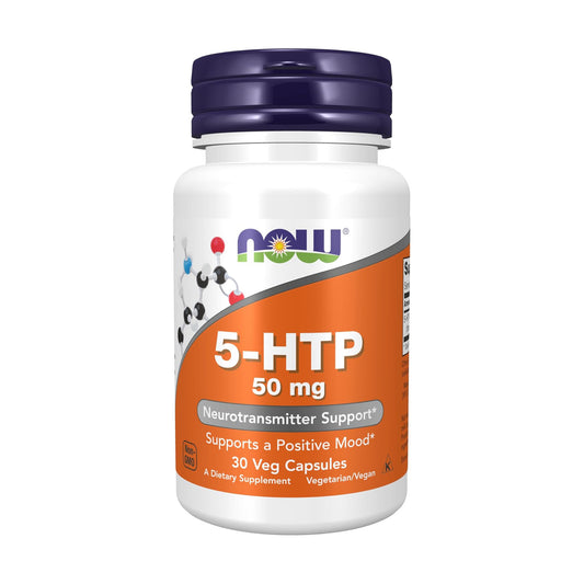 NOW 5-HTP 50 mg Veg Capsules