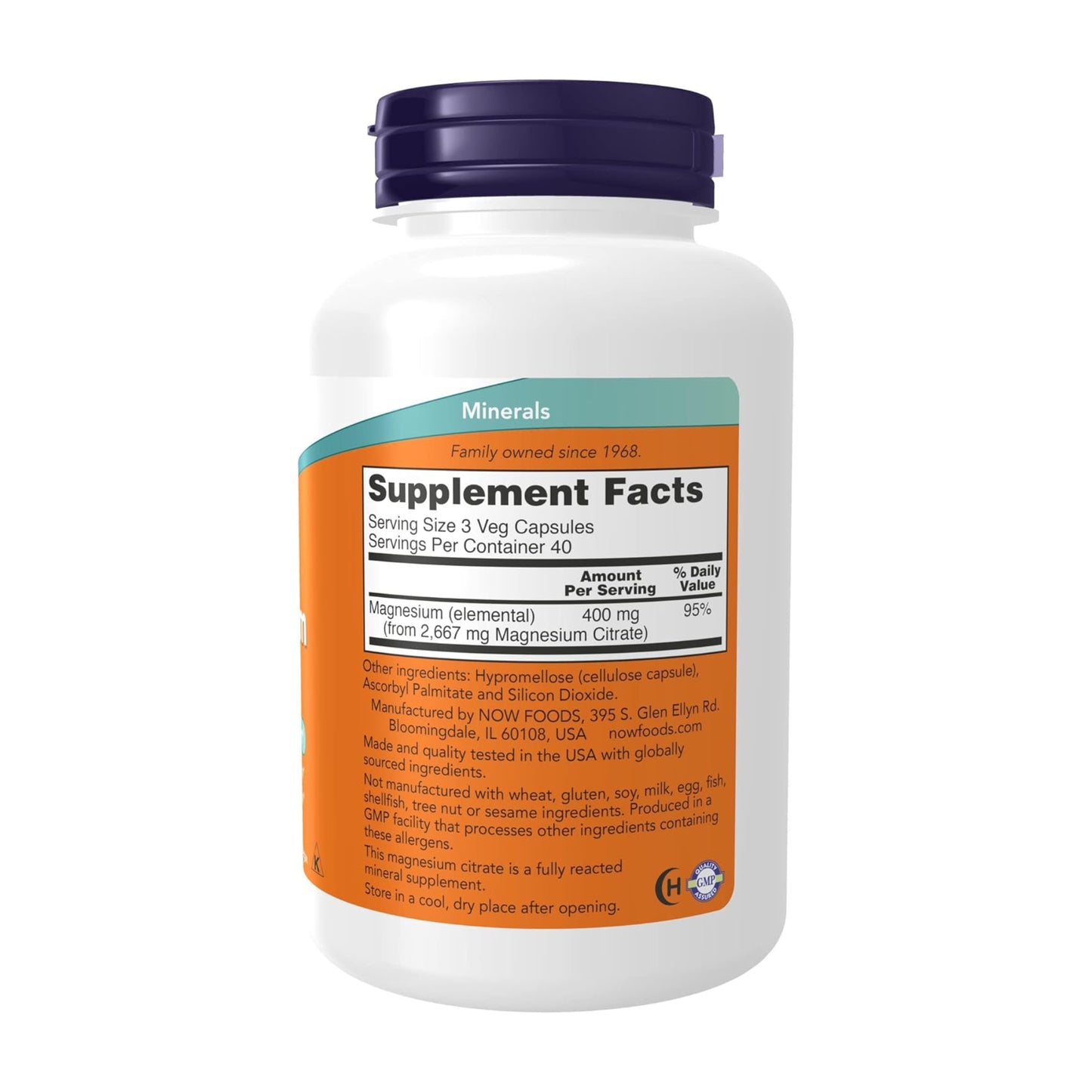 NOW Magnesium Citrate