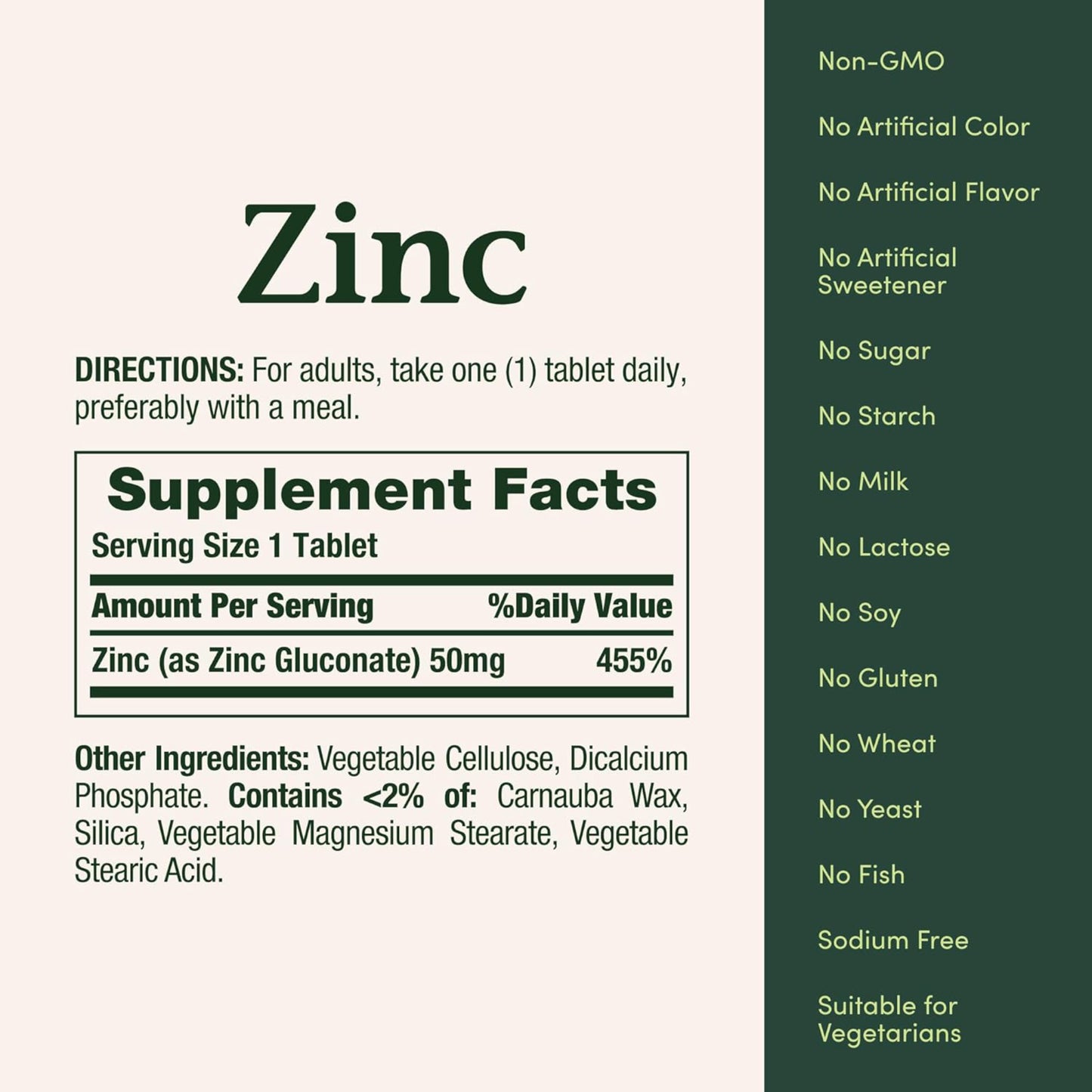Nature’s Bounty Zinc