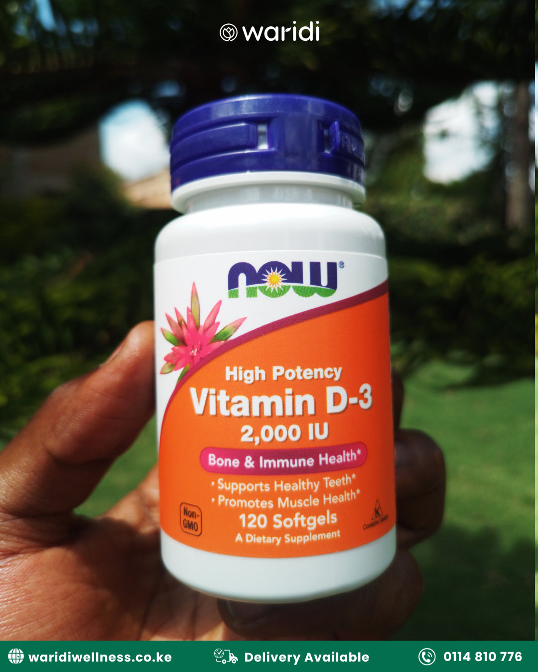 NOW Vitamin D3 (Cholecalciferol)