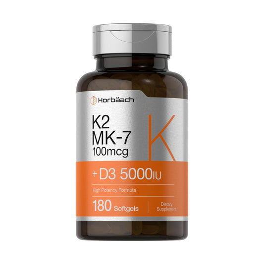 Vitamin D3 & K2 5000iu & 100mcg MK-7 Complex